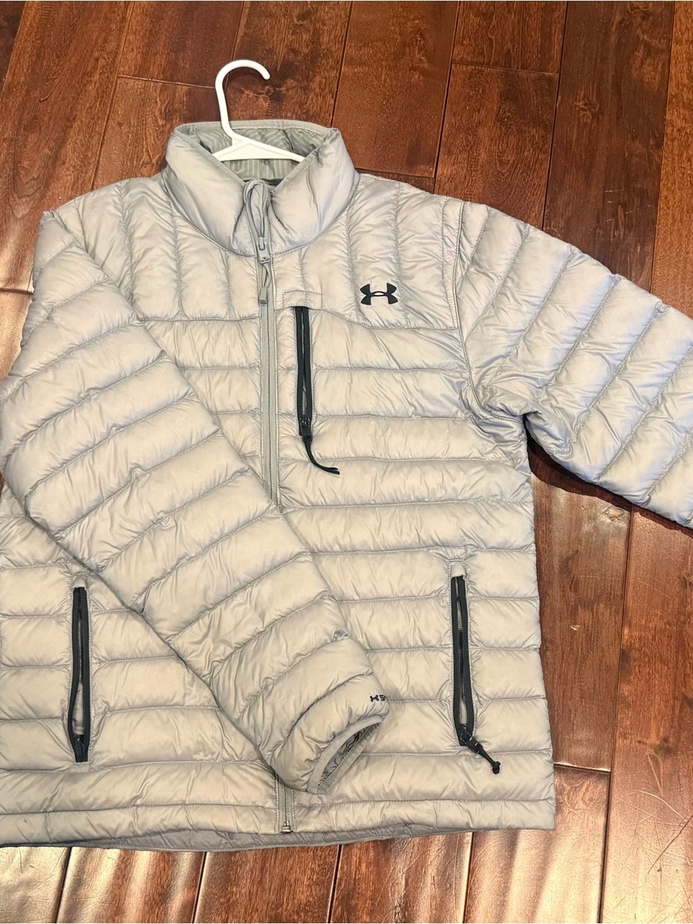 Under Armour Light Gray Men's Packable Puffer Jacket